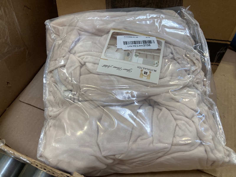 Photo 1 of H.VERSAILTEX Velvet Stretch Recliner Couch Covers 4-Pieces Style Recliner Chair Covers Recliner Cover for Reclining Chair Slipcovers Feature Non Slip Form Fitted Thick Soft Washable, Ivory