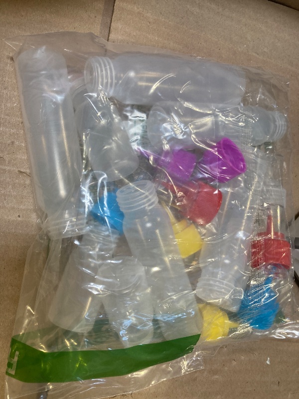 Photo 1 of suoundey 10pcs Squeeze Writer Bottles 30ml/60ml Plastic Icing Bottles Small Easy Squeeze Bottle 1 And 2 Ounce For Cakes Cookie Decorating, Food Coloring, Food DIY & Ice Cream Decoration
