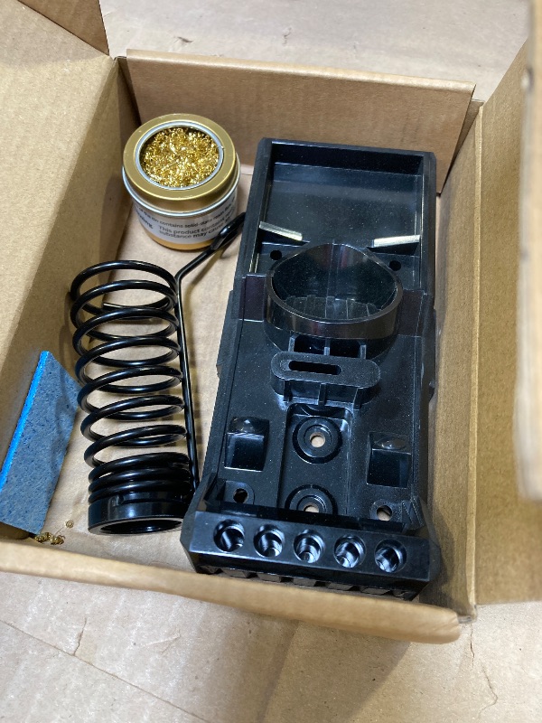 Photo 1 of YIHUA X-4 Premium Soldering Iron Holder with Brass Wool, Cleaning Sponge and Solder Tip Slots