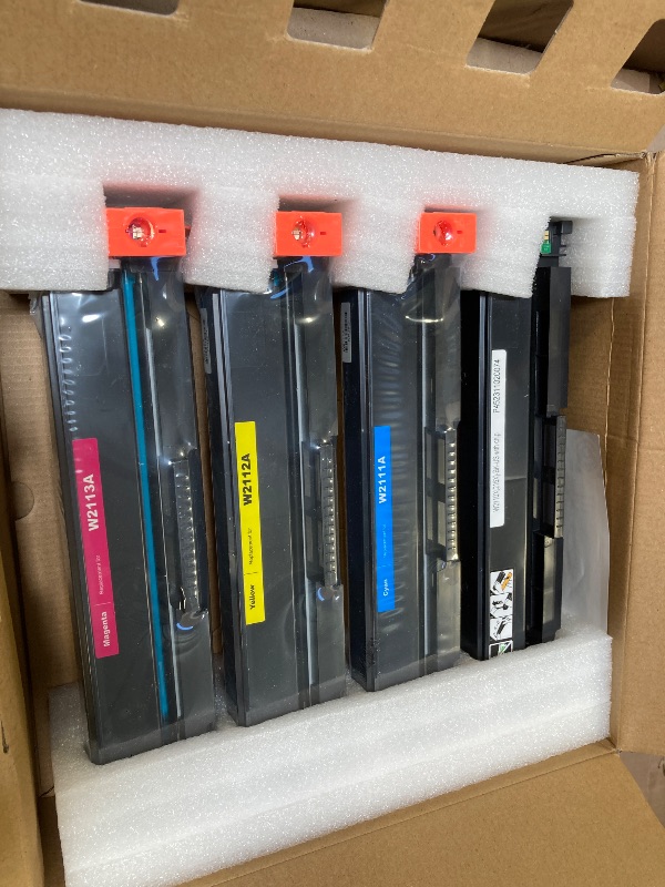 Photo 1 of myCartridge SUPRINT 206A Toner Cartridges 4 Pack Replacement for HP 206X 206A Toner Cartridge Set for HP Color Laserjet Pro M283fdw M283cdw M282nw M283fdn M255dw M255nw