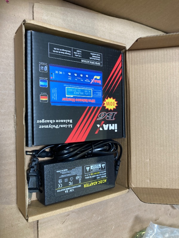 Photo 1 of Hobby Fans B6 Mini Professional Balance Charger/Discharger with Power Supply for 1S-6S LiPo Lilon Life NiCd NiMh Pb RC Battery