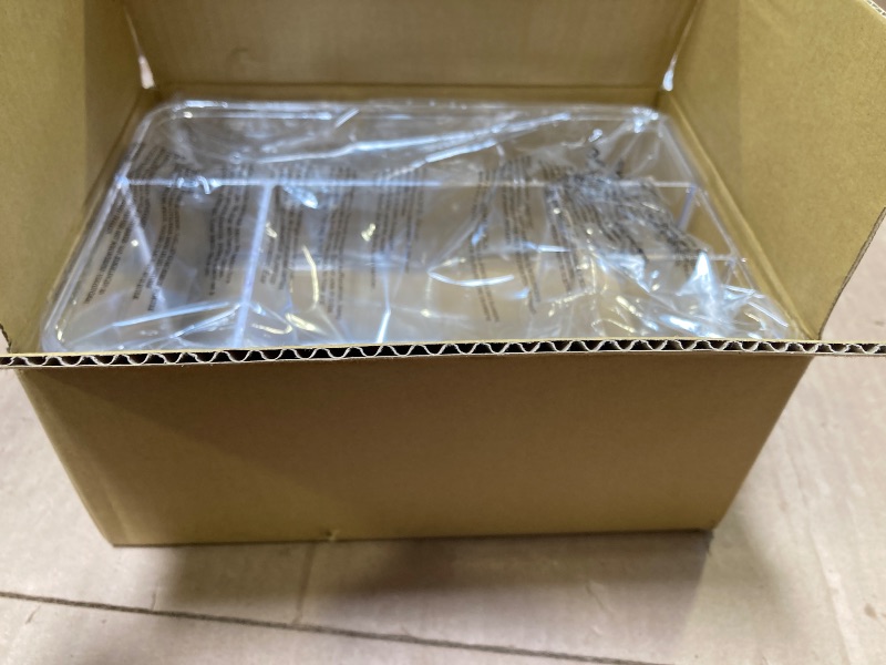 Photo 1 of Amazing Abby - Felicia - Plastic Flatware Organizer, 5-Compartment Utensil Holder, Paper Plate Holder, Cutlery and Silverware Storage for Countertop, Perfect Storage Solution for Home and Restaurant