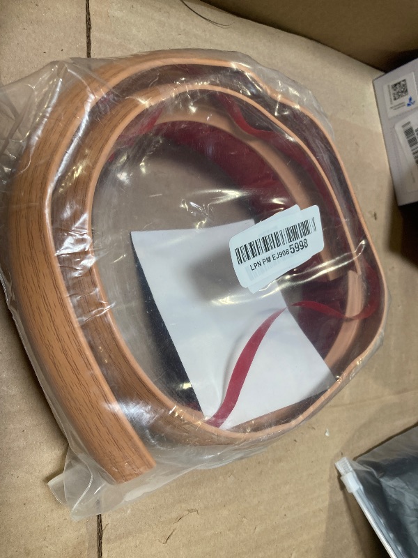 Photo 1 of Vinyl-Door-Thresholds-Ramps Floor-Transition-Strip 36 inch, Threshold 1/2'' ~ 3/5'', Thresholds-Ramps for Doorways, Transition Strips for Doorways/Carpet/Tile (Light Brown)