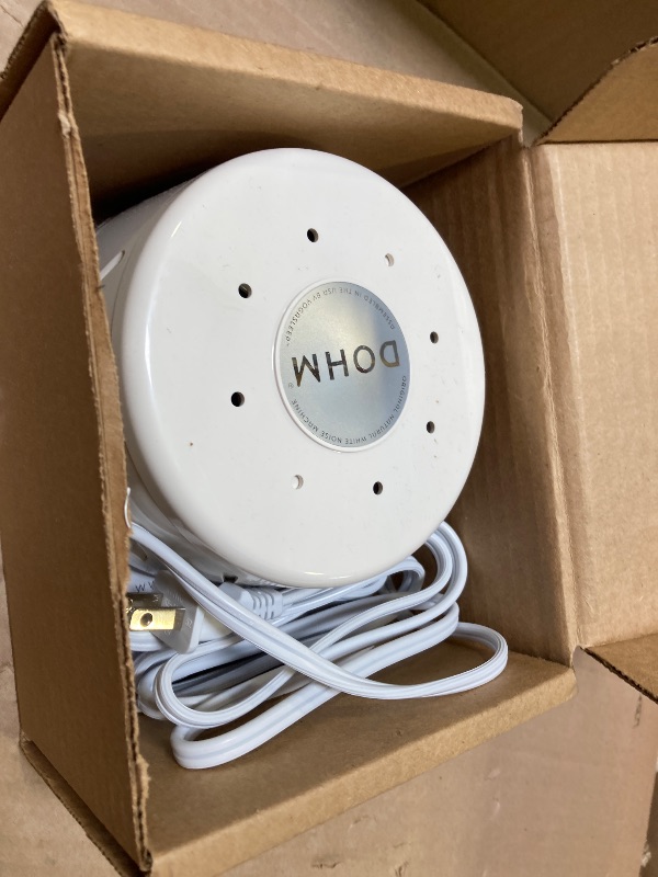 Photo 1 of Yogasleep Dohm Classic (White) The Original White Noise Sound Machine, Soothing Natural Sounds from a Real Fan, Sleep Therapy for Adults & Baby, Noise Cancelling for Office Privacy & Meditation