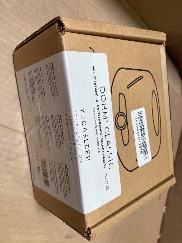 Photo 1 of Yogasleep Dohm Classic (White) The Original White Noise Sound Machine, Soothing Natural Sounds from a Real Fan, Sleep Therapy for Adults & Baby, Noise Cancelling for Office Privacy & Meditation