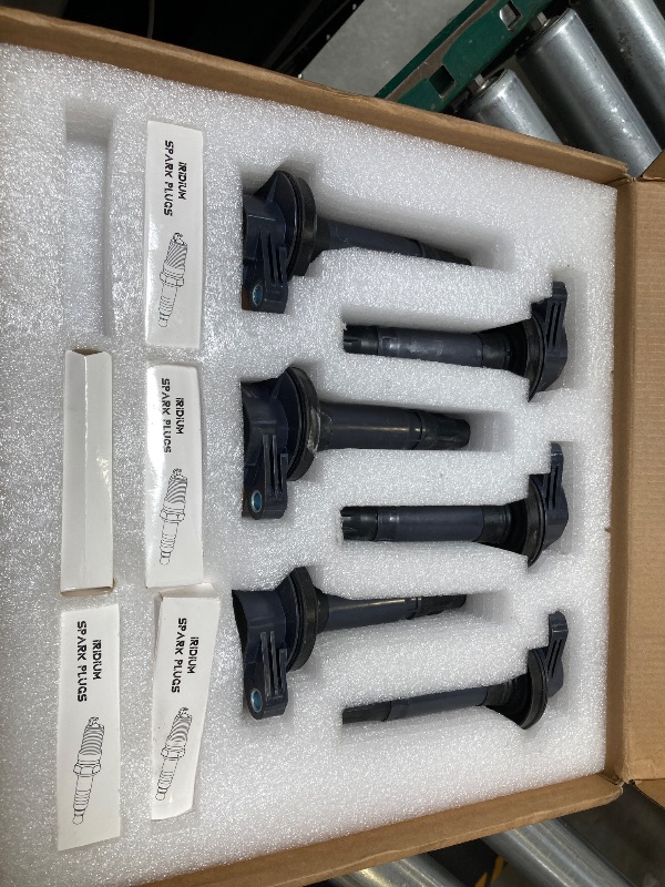 Photo 1 of Set of 6 Ignition Coils Pack 6 Iridum Spark Plugs Compatible with Ford Expedition Explorer F-150 Flex Taurus Transit-150 250 350 HD, Lincoln MKS MKT Navigator Replace UF646 Turbocharged Only