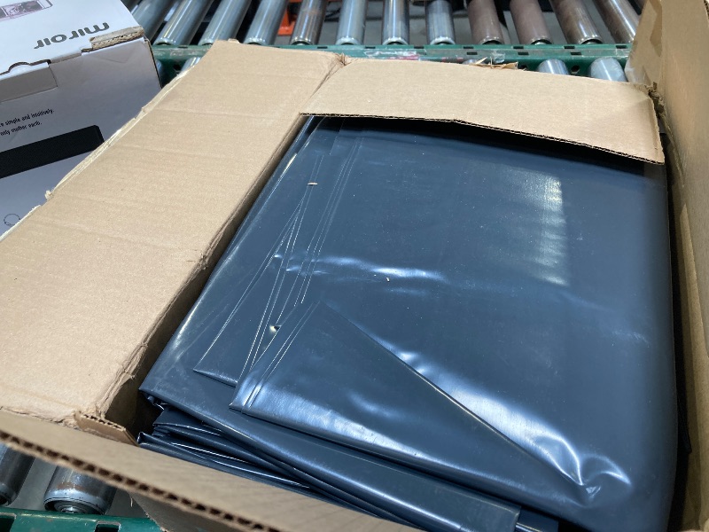 Photo 1 of 55 Gallon 4mil Trash Can Liners Bags - (35 Count) Capacity & Thick Extra Heavy Duty Strength - Large Garbage, Leak-Proof & Durable, House & Commercial Use Bags - Black
