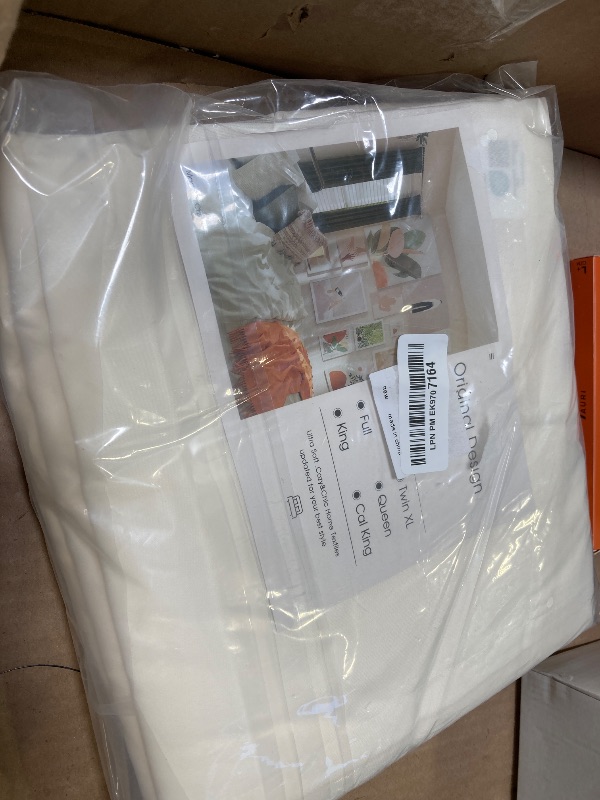Photo 1 of AMWAN Cream Duvet Cover Twin Size Soft Washed Microfiber Ivory Set with Zipper Closure Boho Comforter Cover 68'x86' and 2 Pillowcases