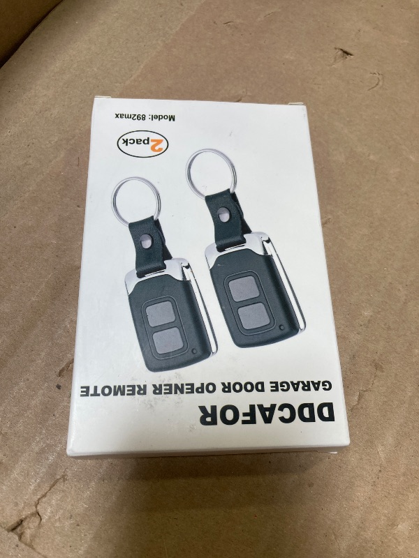 Photo 1 of 2 Garage Door Opener Remote, for Lift Master Chamberlain Craftsman Garage Door Opener Remote 893LM 893Max 891LM 971LM 973LM 371LM 373LM, Red Orange Green Yellow Purple Learn Button Garage Door Remote