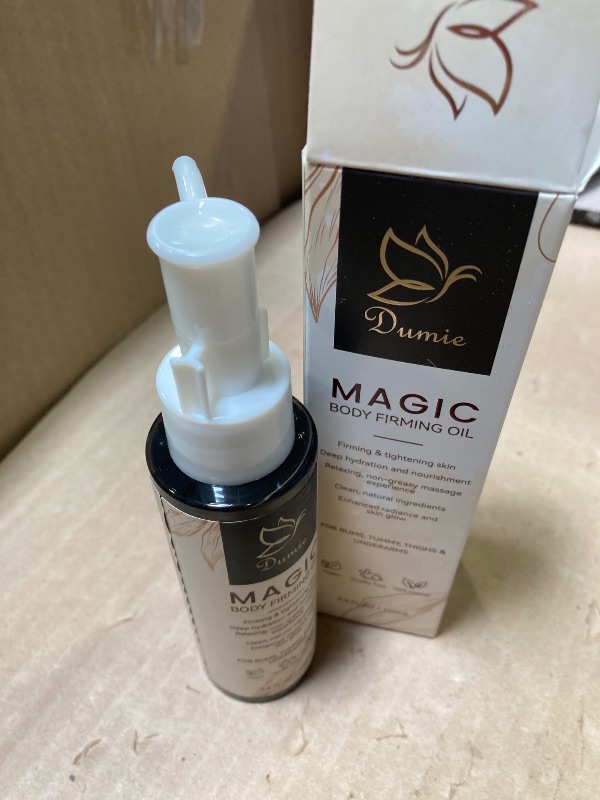 Photo 1 of  Magic Body Firming Oil, 3.38 FL OZ, Korean Skin Care Post-Shower Body Oil for Women – With 767,000ppm Jojoba Oil,to Tighten, Hydrate & Nourish Dry Skin, Lightweight & Non-Greasy for Full Body Use
