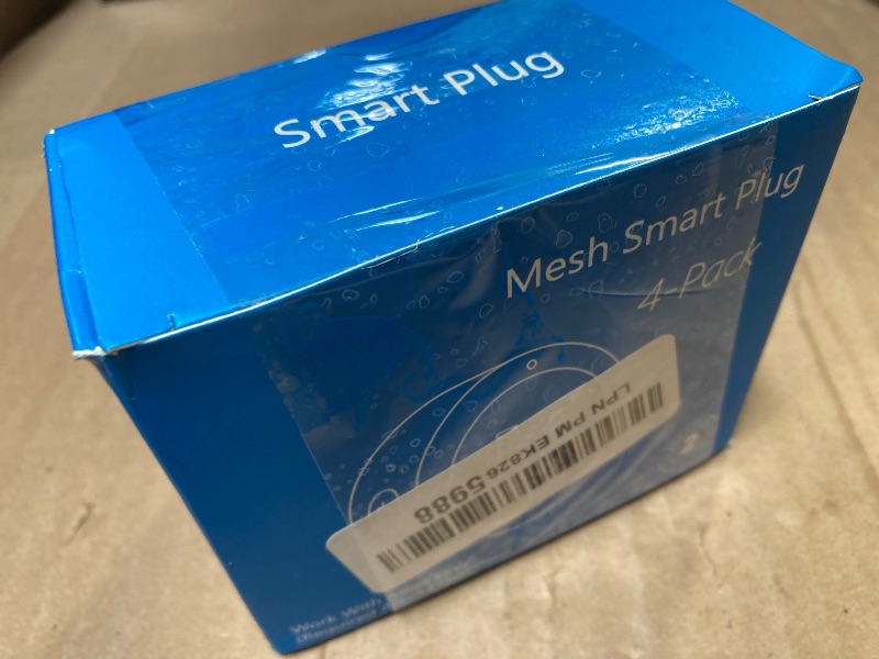 Photo 1 of ExIoTy Smart Plug, Works with Alexa, Simple Setup with One Voice Command, Remote Control, Timer & Schedule & Group Controller, Bluetooth Mesh Outlet, Alexa Echo Required, ETL & FCC Certified (4 Pack)