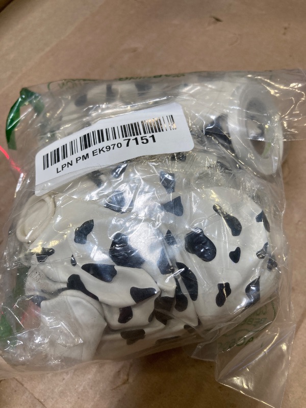 Photo 1 of 20PCS Cow Balloons Funny Cow Print Balloons For Children's Party Western Cowboy Theme for Kids Birthday Party Favor Supplies Decorations