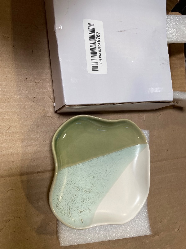 Photo 1 of Cormomu Spoon Rest for Stove Top, Spoon Holder for Kitchen Counter, Spatula Holder, Coffee Spoon Rest, Coffee Spoon Holder, Utensil Rest, Gradient Green