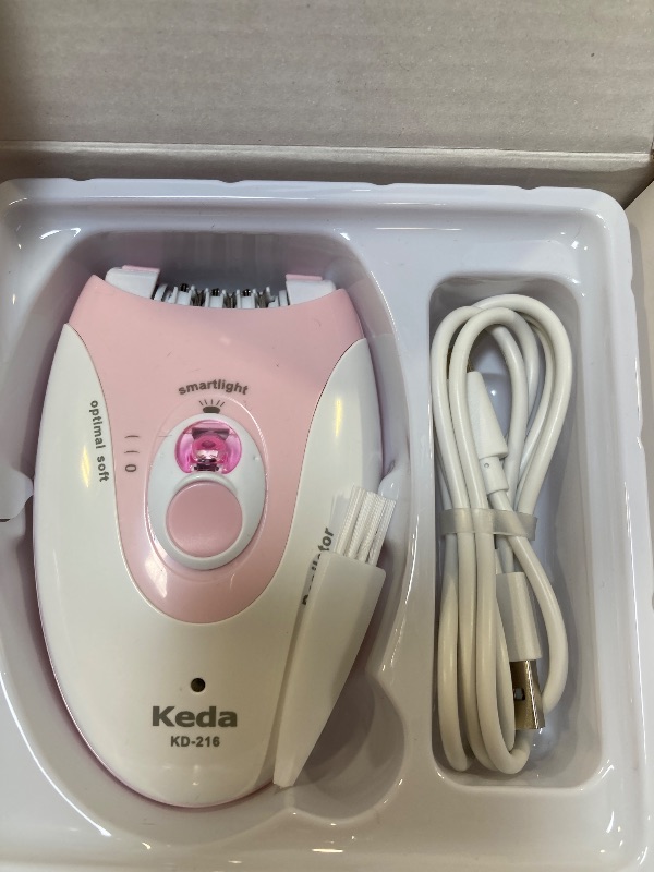 Photo 1 of Epilator for Women, Epilators with LED Light, Dual Speed Hair Removal Device, Facial Hair Removal Women, Cordless, Epilators Hair Removal Rechargeable, for Epilator Bikini, Face, Arm, Legs, Armpits