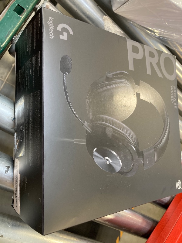 Photo 1 of Logitech G Pro X SE Wired Gaming Headset: Blue VO!CE Detachable Boom Mic, DTS 7.1, 50 mm Drivers, USB/3.5mm Aux, USB DAC Included, for PC, Xbox, PS5, PS4 - Black