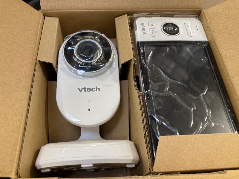 Photo 1 of VTech VM818HD Baby Monitor, 5" 720p Screen, Night Light, 110-degree Wide-Angle True-Color DayVision, HD No Glare NightVision, 1000ft Range, 2-Way Talk, Secure Transmission No WiFi
