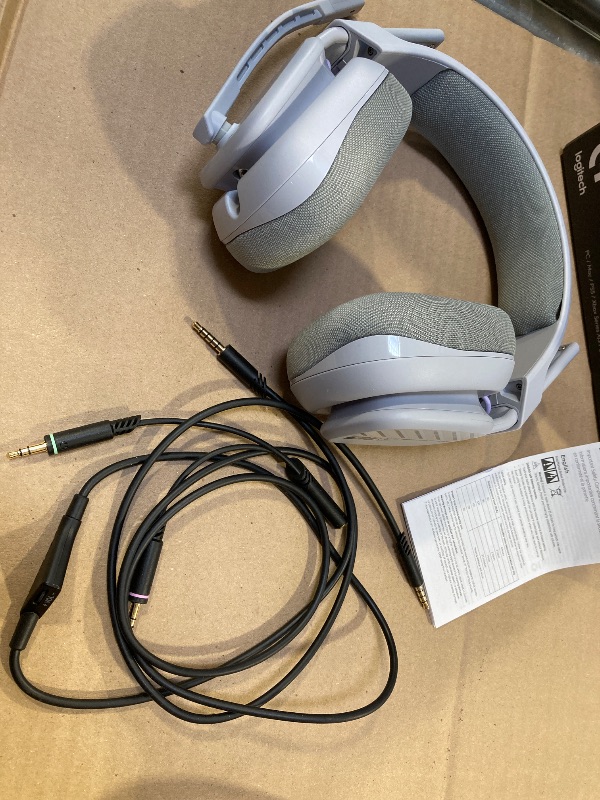 Photo 1 of Logitech G Astro A10 Gen 2 Cross-Platform Wired Gaming Headset for PlayStation 5/4, Xbox S|X, Nintendo Switch, PC: 3.5mm Headphone Jack, 32mm Drivers, Flip-to-Mute Mic, Over-Ear - Grey