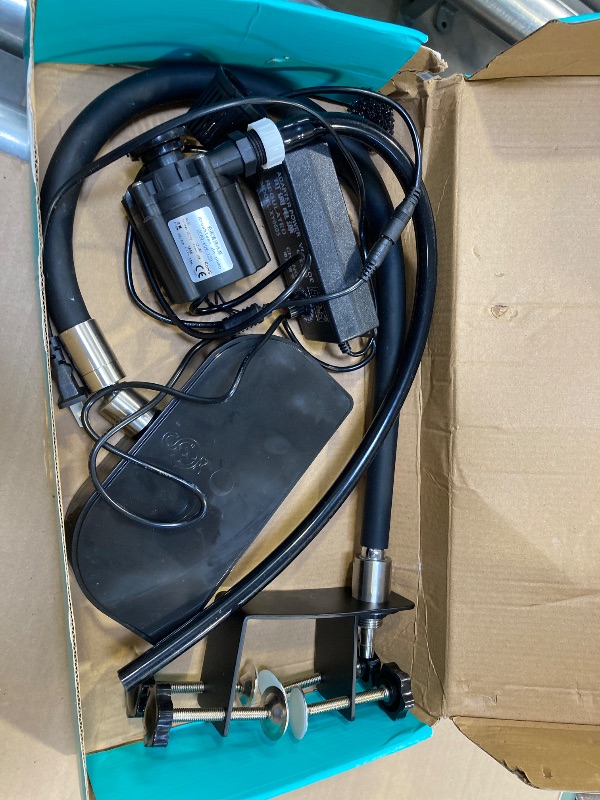 Photo 1 of Head Spa Water Outlet with Pump, Hair Spa Head Therapy Equipment, Water Circulation Frame, Head Massage Waterfall for Shampoo Basin, Beauty Salon
