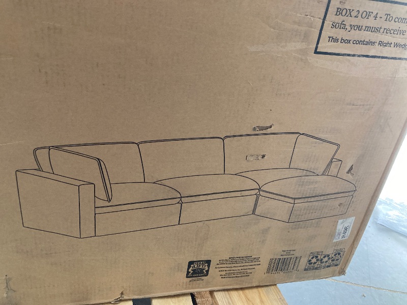 Photo 1 of Incomplete-----Better Homes & Gardens Weston Cloud Modular Sectional Sofa, White