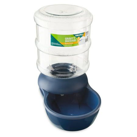 Photo 1 of Vibrant Life Gravity Pet Waterer Blue Extra Large for Dogs and Cats 4 Gallons