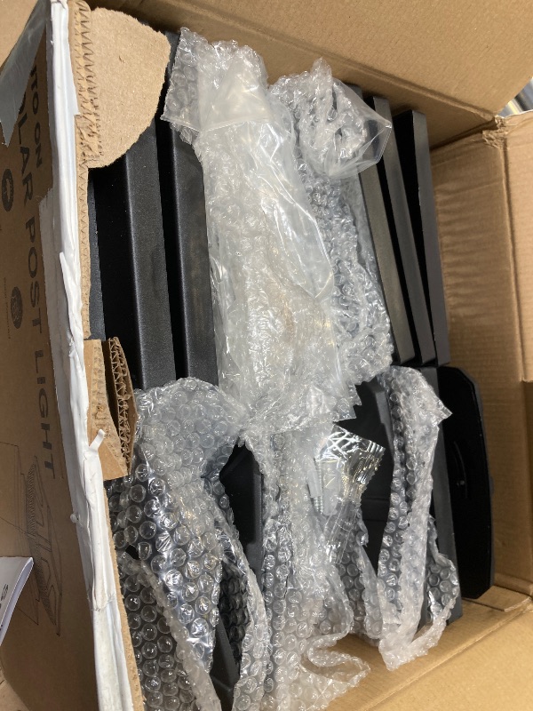 Photo 1 of   Outdoor Lighting 6 Pack Solar Post Lamp 
