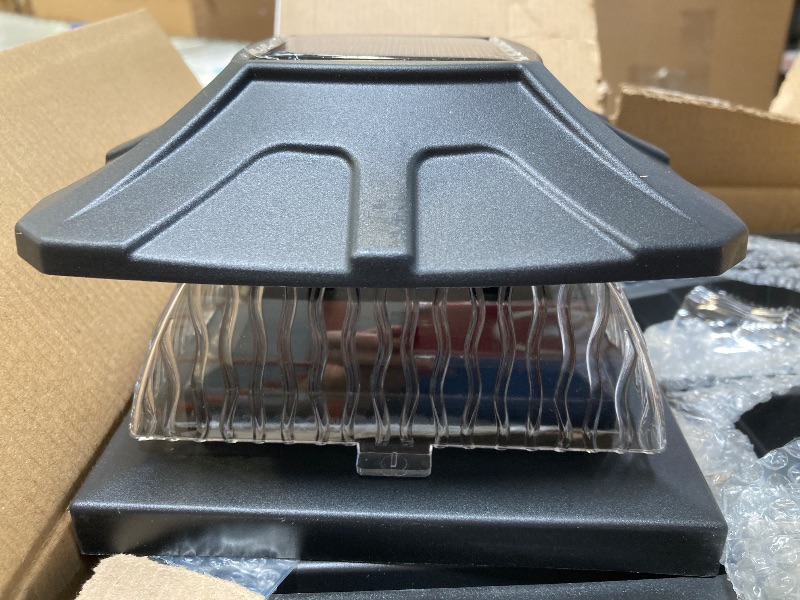 Photo 1 of   Outdoor Lighting 6 Pack Solar Post Lamp 
