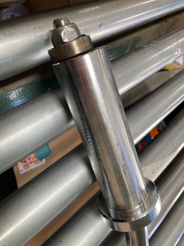Photo 1 of BalanceFrom Olympic Super Curl Barbell Curl Weight Bar 48 in. (350 Lb. Weight Capacity)
