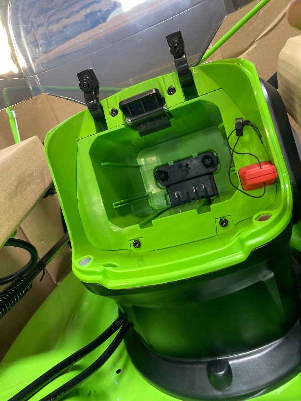 Photo 1 of Greenworks Pro 21-Inch 80V Self-Propelled Cordless Lawn Mower,  Black, Green