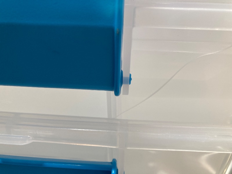 Photo 1 of 7pcs--Sterilite 20 Qt Gasket Box, Stackable Storage Bin with Latching Lid and Tight Seal, Plastic Container to Organize Basement, Clear Base and Lid 