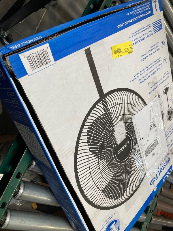 Photo 1 of Lasko 16" Wide Area Oscillation Pedestal Fan, Black