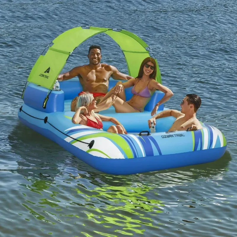 Photo 1 of Ozark Trail Summer Oasis 4-Person Inflatable Island. 