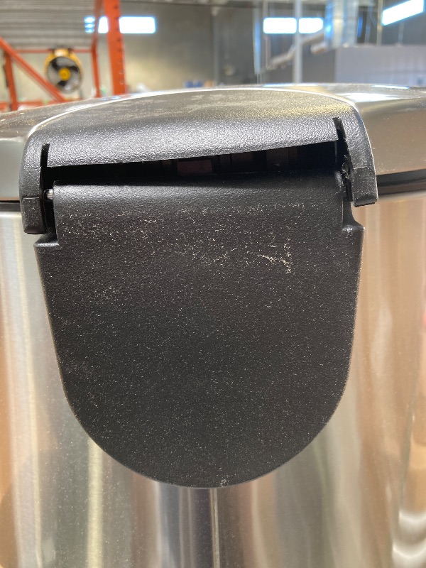 Photo 1 of Better Homes & Gardens 10.5 Gallon Trash Can Oval Kitchen Step Trash Can Stainless Steel
