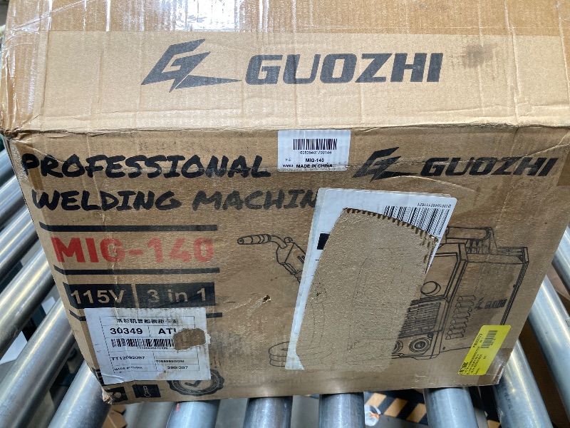 Photo 1 of GZ GUOZHI 140A MIG Welder 110V 3 in 1 Multi-Process Welding Machine Gasless Flux Core Welder MIG MMA Lift TIG(22.5LB)

