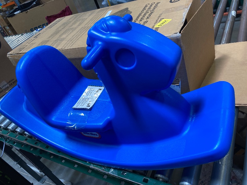 Photo 1 of Little Tikes Rocking Horse Blue, 33.00 L x 10.00 W x 17.50 H Inches