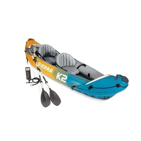 Photo 1 of Intex Sierra K2 2-Person Inflatable Kayak with Accessory Kit Oars and Hand Pump - Walmart Exclusive Colors!