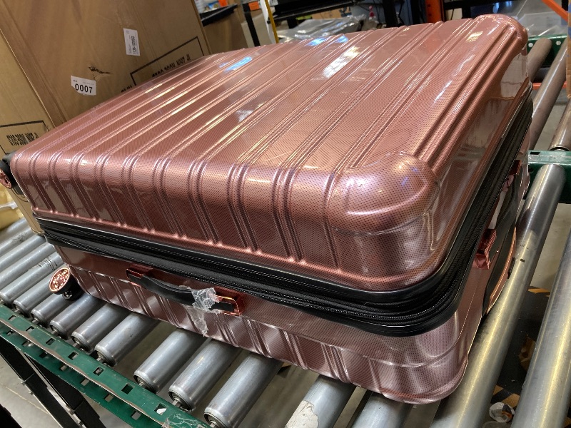 Photo 1 of IFLY Hardside Fibertech Luggage 28 Checked Luggage Rose Gold
