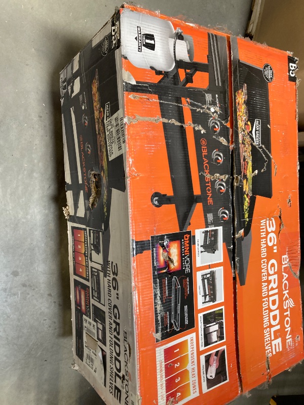 Photo 1 of Blackstone 4-Burner 36 Griddle Cooking Station with Hard Cover	