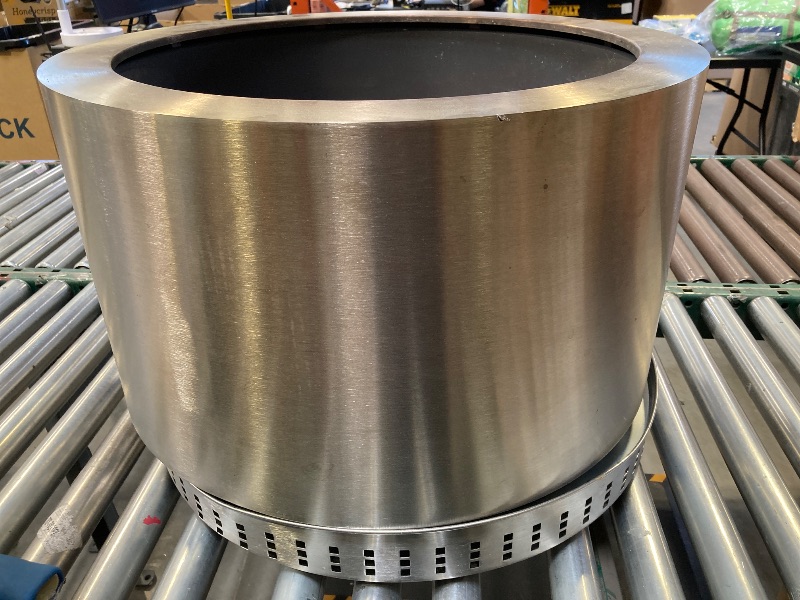 Photo 1 of Muskoka 25" Stainless Steel Smokeless Wood Burning Fire Pit with Protective Cover
