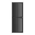 Photo 1 of Hyper Tough Plastic 4-Shelf Garage Storage Utility Cabinet, Black Finish