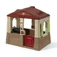 Photo 1 of Step2 Neat & Tidy Cottage II Brown Playhouse Plastic Kids Outdoor Toy