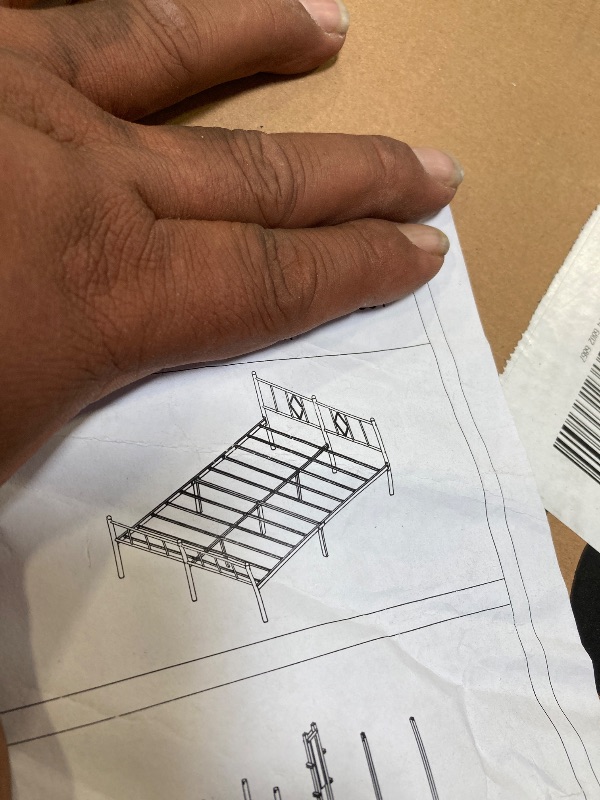 Photo 1 of Queen size metal bed frame 