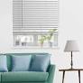 Photo 1 of Mainstays 1" Cordless Room Darkening Vinyl Blinds, White, 71"W x 64"L

