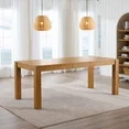 Photo 1 of Better Homes & Gardens Bryant Solid Wood Extendable Dining Table, Light Honey Finish
