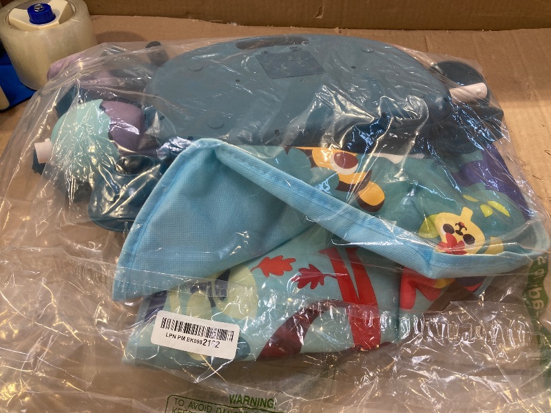 Photo 1 of Dearlomum Baby Play Mat & Gym, Fun Piano Tummy Time Activity Mat with 5 Sensory Toys, Music & Lights - Boy & Girl Gifts, 0-12 Months (Blue)