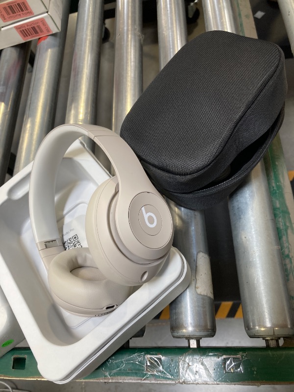 Photo 1 of Beats Studio Pro - Wireless Bluetooth Noise Cancelling Headphones - Sandstone (Renewed)
