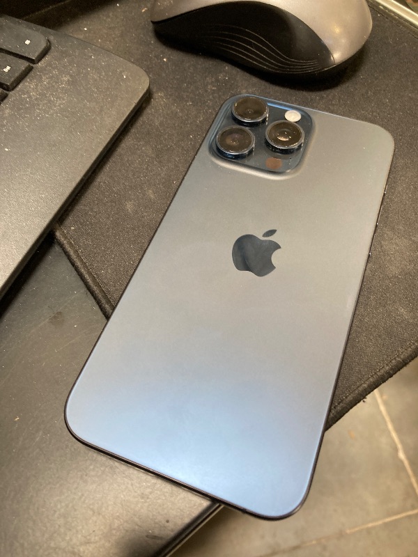 Photo 1 of Apple iPhone 15 Pro Max, 256GB, Blue Titanium - Unlocked (Renewed)