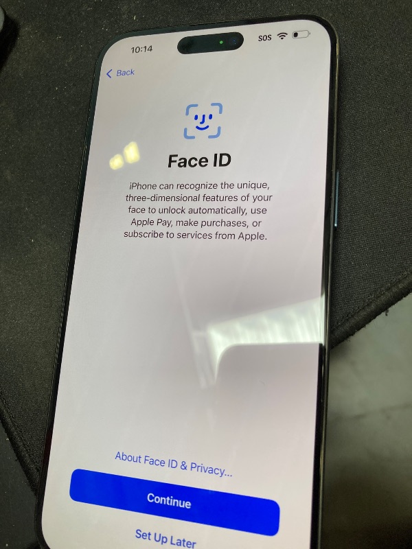 Photo 1 of Apple iPhone 15 Pro Max, 256GB, Blue Titanium - Unlocked (Renewed)