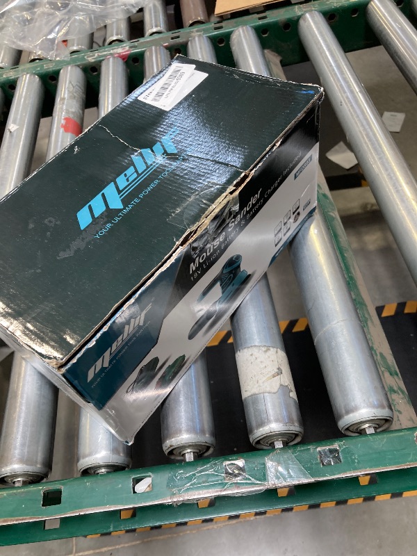 Photo 1 of USED--1.9Amp Cordless Detail Sander Compatible with Makita 18v Battery, Dust Collector, Brushless 12,000 OPM Speed, Compact Soft Palm Grip, 10pcs Sanding Pads, 2.0Ah Charger & Battery Kit (Blue)