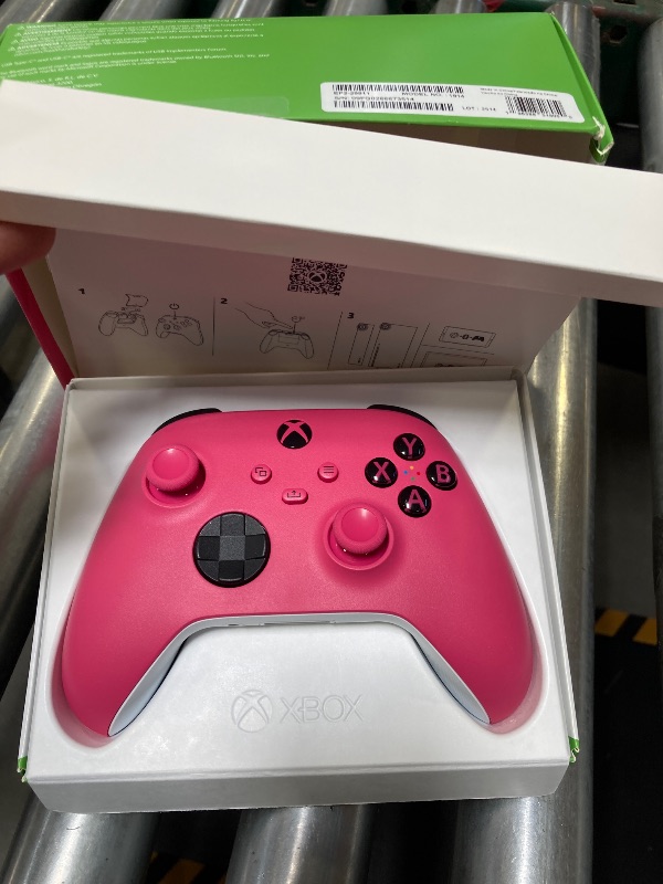 Photo 1 of Xbox Wireless Gaming Controller (2025) – Deep Pink – Play on, Windows, Android, iOS, FireTV Sticks, Smart TVs, VR Headsets
