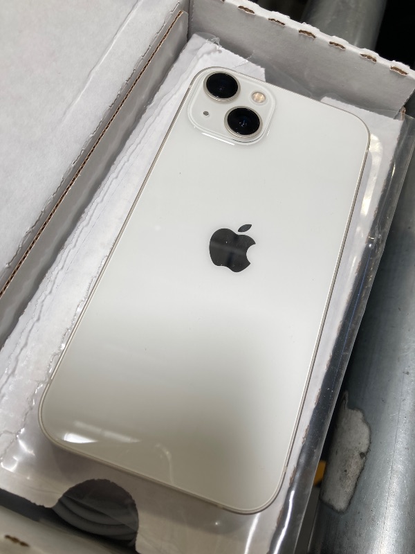 Photo 1 of Apple iPhone 13, 128GB, Starlight - Unlocked (Renewed)